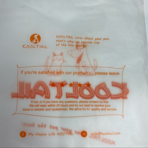 Bandana Kool Tail cat & dog holiday neck handkerchief, red & green patterns New - Picture 6 of 7